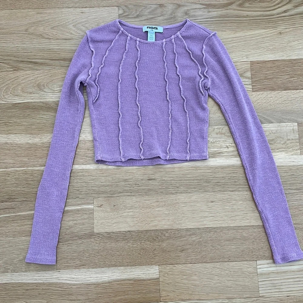 RSQ (from Tilly’s) Purple Cropped Sweater